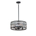 Myhouse Lighting Maxim - 21815BCBK - Four Light Pendant - Madeline - Black