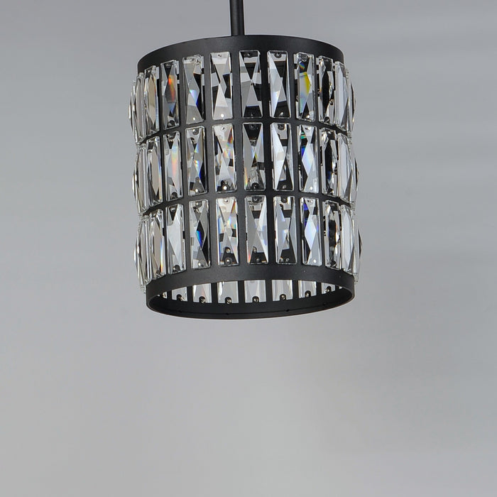 Myhouse Lighting Maxim - 21819BCBK - One Light Mini Pendant - Madeline - Black