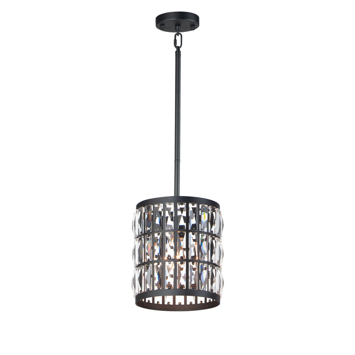 Myhouse Lighting Maxim - 21819BCBK - One Light Mini Pendant - Madeline - Black