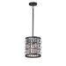 Myhouse Lighting Maxim - 21819BCBK - One Light Mini Pendant - Madeline - Black