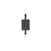 Myhouse Lighting Maxim - 24621BK - Two Light Wall Sconce - Rome - Black