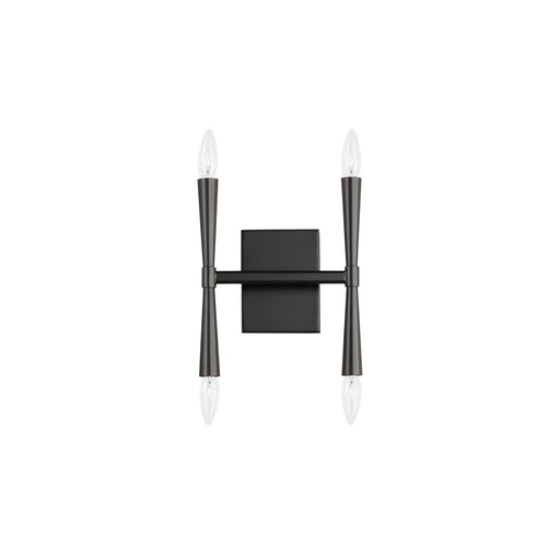 Myhouse Lighting Maxim - 24622BK - Four Light Wall Sconce - Rome - Black