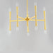 Myhouse Lighting Maxim - 24625SBR - Ten Light Chandelier - Rome - Satin Brass