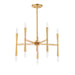 Myhouse Lighting Maxim - 24625SBR - Ten Light Chandelier - Rome - Satin Brass