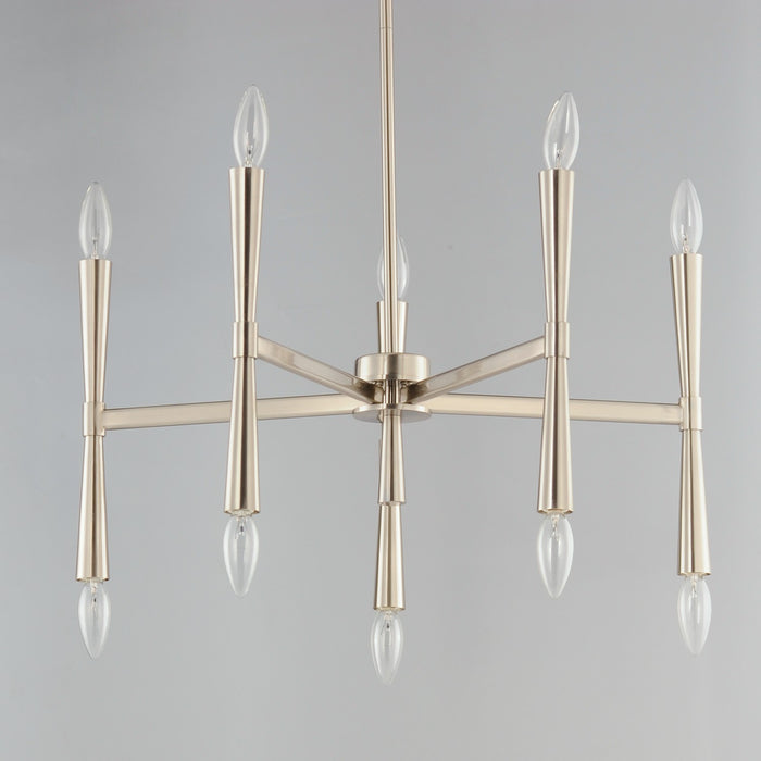 Myhouse Lighting Maxim - 24625SN - Ten Light Chandelier - Rome - Satin Nickel