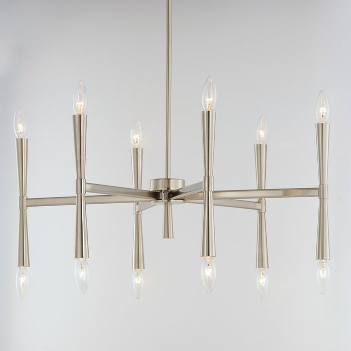 Myhouse Lighting Maxim - 24626SN - 12 Light Chandelier - Rome - Satin Nickel