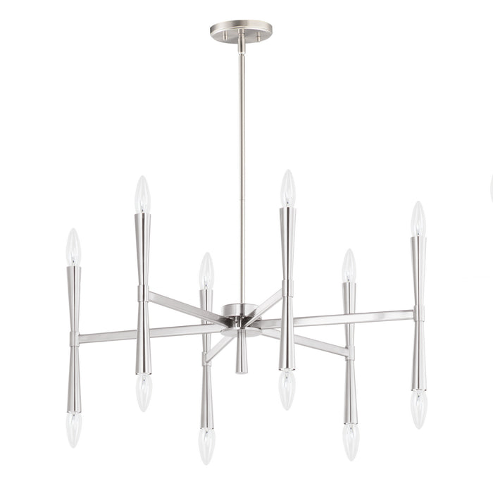 Myhouse Lighting Maxim - 24626SN - 12 Light Chandelier - Rome - Satin Nickel