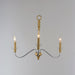 Myhouse Lighting Maxim - 25373CLPCSBR - Three Light Pendant - Clarion - Polished Chrome / Satin Brass