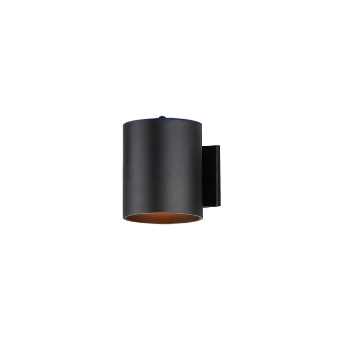 Myhouse Lighting Maxim - 26106BK/PHC - One Light Outdoor Wall Lantern - Outpost - Black