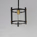 Myhouse Lighting Maxim - 2649BKAB - One Light Pendant - Capitol - Black / Antique Brass