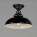 Myhouse Lighting Maxim - 35110GBBK - One Light Outdoor Ceiling Mount - Granville - Gloss Black / Black