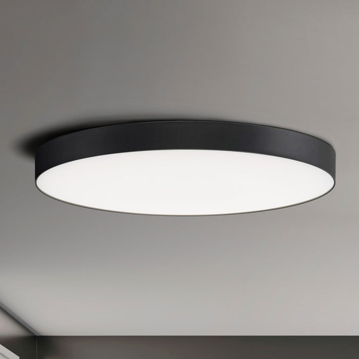 Myhouse Lighting Maxim - 57670WTBK - LED Flush Mount - Trim - Black