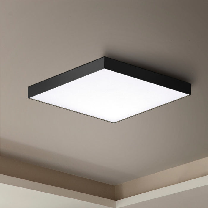 Myhouse Lighting Maxim - 57675WTBK - LED Flush Mount - Trim - Black