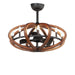 Myhouse Lighting Maxim - 61004APAR - LED Fandelight - Bodega Bay - Antique Pecan / Anthracite