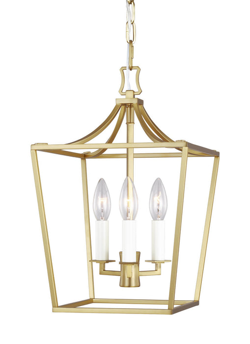Myhouse Lighting Visual Comfort Studio - CC1433BBS - Three Light Mini Lantern - Southold - Burnished Brass