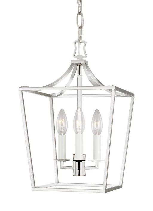 Myhouse Lighting Visual Comfort Studio - CC1433PN - Three Light Mini Lantern - Southold - Polished Nickel