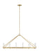 Myhouse Lighting Visual Comfort Studio - CC14612BBS - 12 Light Linear Chandelier - Marston - Burnished Brass