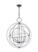 Myhouse Lighting Visual Comfort Studio - CP1246WGV - Six Light Pendant - Bayberry - Weathered Galvanized