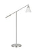 Myhouse Lighting Visual Comfort Studio - CT1121MWTPN1 - One Light Floor Lamp - Wellfleet - Matte White and Polished Nickel