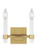 Myhouse Lighting Visual Comfort Studio - CW1222BBS - Two Light Wall Sconce - Marston - Burnished Brass