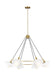 Myhouse Lighting Visual Comfort Studio - EC1226BBS - Six Light Chandelier - Rossie - Burnished Brass