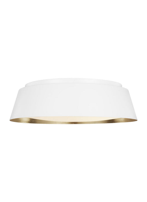 Myhouse Lighting Visual Comfort Studio - EF1005MWT - Four Light Flush Mount - Asher - Matte White