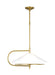 Myhouse Lighting Visual Comfort Studio - KP1071BBS - Two Light Pendant - Gesture - Burnished Brass