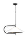 Myhouse Lighting Visual Comfort Studio - KP1071MBK - Two Light Pendant - Gesture - Midnight Black