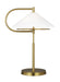 Myhouse Lighting Visual Comfort Studio - KT1262BBS1 - Two Light Table Lamp - Gesture - Burnished Brass