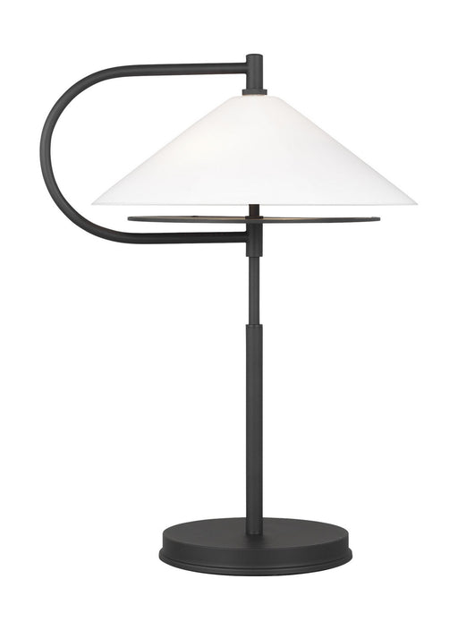 Myhouse Lighting Visual Comfort Studio - KT1262MBK1 - Two Light Table Lamp - Gesture - Midnight Black