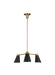 Myhouse Lighting Visual Comfort Studio - TC1093BBS - Three Light Chandelier - Signoret - Burnished Brass