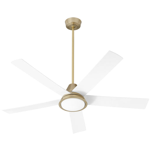 Myhouse Lighting Oxygen - 3-115-640 - 56"Ceiling Fan - Temple - Aged Brass W/ White Blades
