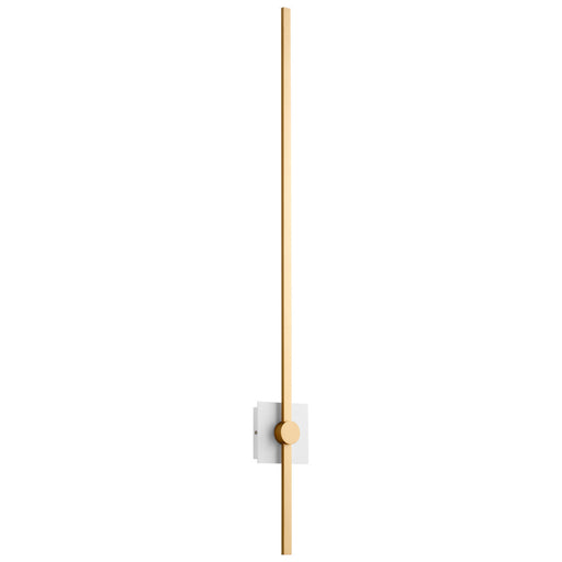 Myhouse Lighting Oxygen - 3-52-650 - LED Wall Sconce - Zora - White W/ Industrial Brass