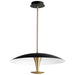 Myhouse Lighting Oxygen - 3-647-1540 - LED Pendant - Spacely - Black W/ Aged Brass