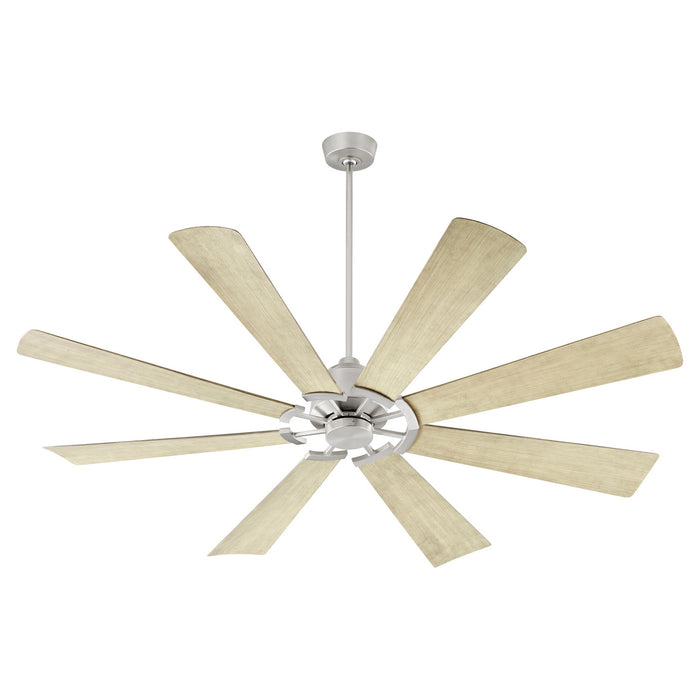 Myhouse Lighting Quorum - 30728-65 - 72"Patio Fan - Mod - Satin Nickel