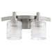 Myhouse Lighting Quorum - 5184-2-65 - Two Light Vanity - Stadium - Satin Nickel