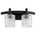 Myhouse Lighting Quorum - 5184-2-69 - Two Light Vanity - Stadium - Textured Black