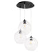 Myhouse Lighting Quorum - 63-69 - Three Light Pendant - Numen - Textured Black