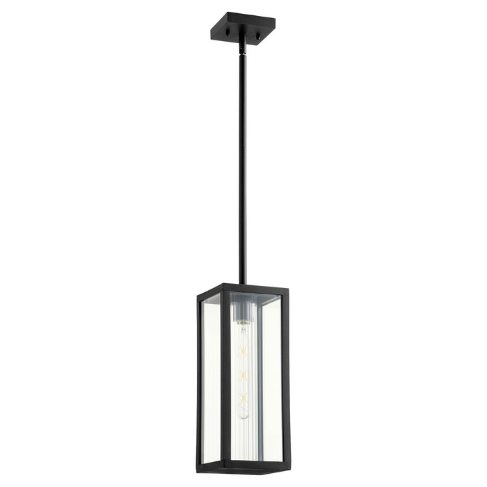 Myhouse Lighting Quorum - 748-15-69 - One Light Pendant - Parks - Textured Black