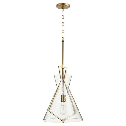 Myhouse Lighting Quorum - 8426-80 - One Light Pendant - 8426 Pendants - Aged Brass