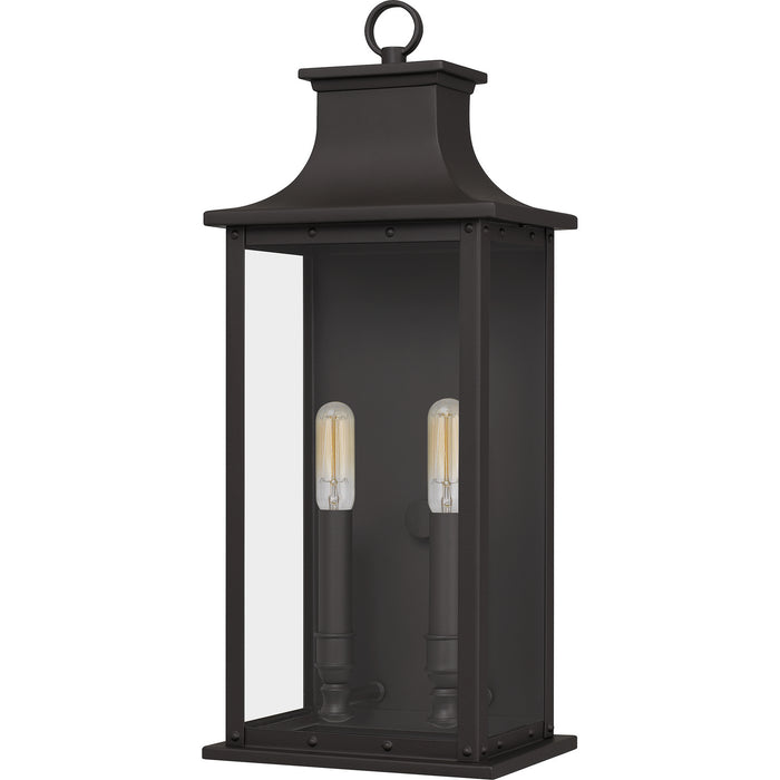 Myhouse Lighting Quoizel - ABY8408OZ - Two Light Outdoor Wall Mount - Abernathy - Old Bronze