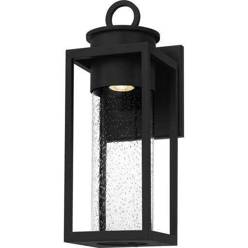 Myhouse Lighting Quoizel - DGL8407MBK - One Light Outdoor Wall Mount - Donegal - Matte Black