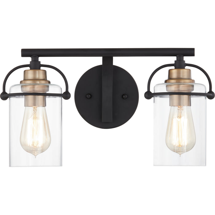 Myhouse Lighting Quoizel - EMR8602MBK - Two Light Bath - Emerson - Matte Black