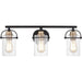 Myhouse Lighting Quoizel - EMR8603MBK - Three Light Bath - Emerson - Matte Black