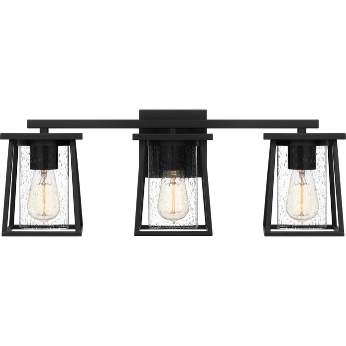 Myhouse Lighting Quoizel - LDG8624MBK - Three Light Bath - Lodge - Matte Black