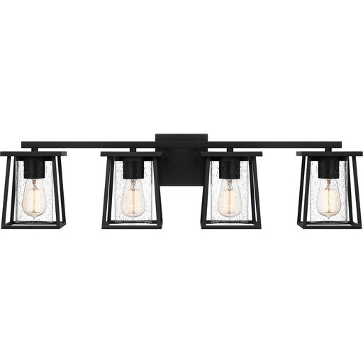 Myhouse Lighting Quoizel - LDG8633MBK - Four Light Bath - Lodge - Matte Black