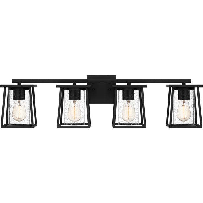 Myhouse Lighting Quoizel - LDG8633MBK - Four Light Bath - Lodge - Matte Black