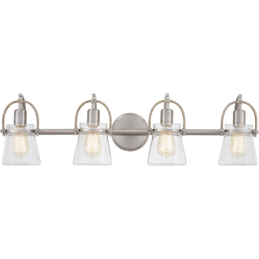 Myhouse Lighting Quoizel - STF8632BN - Four Light Bath - Stafford - Brushed Nickel