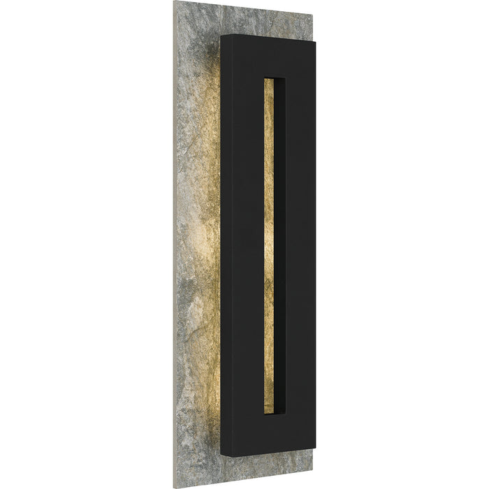 Myhouse Lighting Quoizel - TTE8408EK - LED Outdoor Wall Mount - Tate - Earth Black