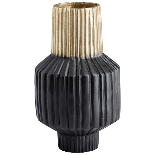 Myhouse Lighting Cyan - 10624 - Vase - Matt Black And Gold